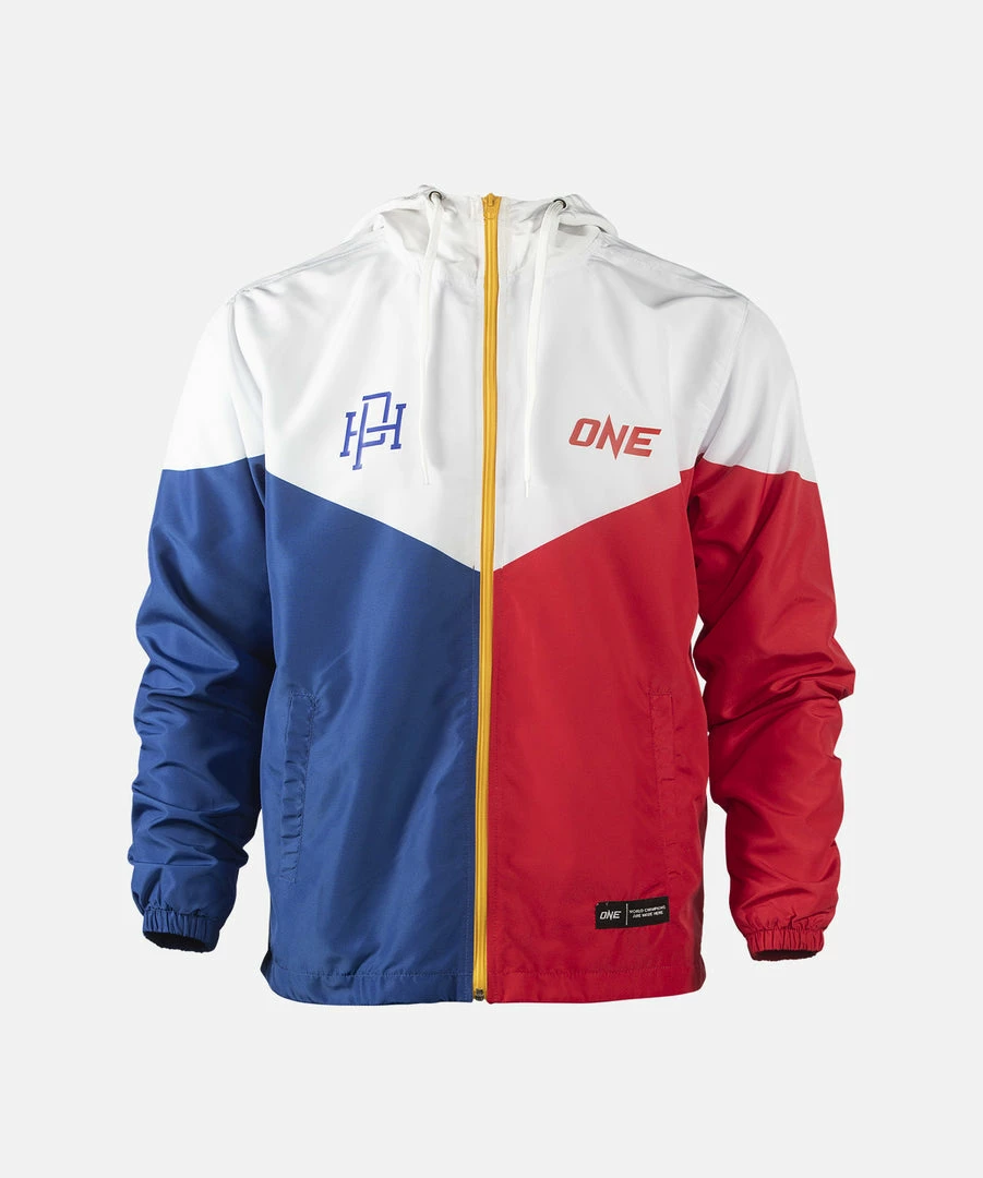 ONE Championship Men Pilipinas Tricolor Windbreaker 3 ONE Championship Men Pilipinas Tricolor Windbreaker