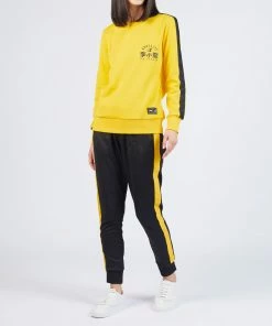 ONE Championship Men Bruce Lee Black & Yellow Pullover