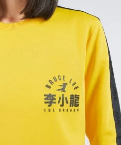 ONE Championship Men Bruce Lee Black & Yellow Pullover