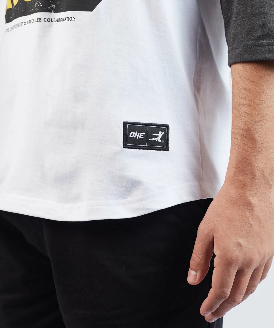 ONE Championship Bruce Lee Retro Poster Raglan Tee 6 ONE Championship Bruce Lee Retro Poster Raglan Tee