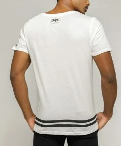 ONEFC Men ONE Championship V Neck Warrior Tee (White)