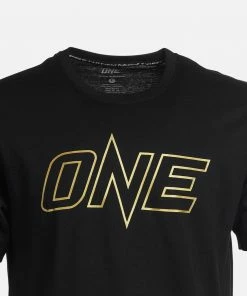 ONE Championship ONE Gold Metallic Logo Tee Men 15 ONE Championship ONE Gold Metallic Logo Tee Men