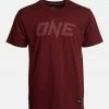 ONE Championship ONE Maroon Monotone Logo Tee