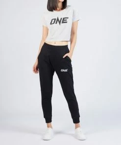 ONE Championship ONE White Logo Crop Tee