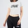 ONE Championship ONE White Logo Crop Tee