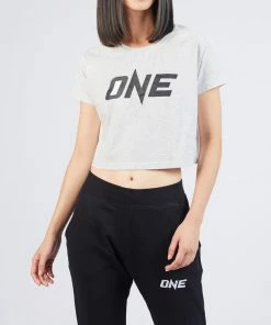 ONE Championship ONE White Logo Crop Tee