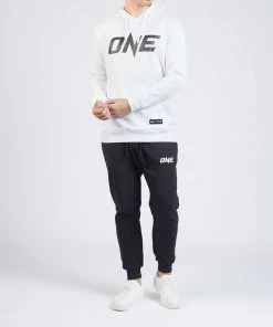 ONE Championship Men ONE White Logo Pullover Hoodie