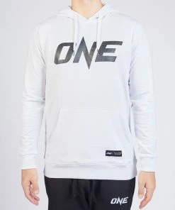 ONE Championship Men ONE White Logo Pullover Hoodie