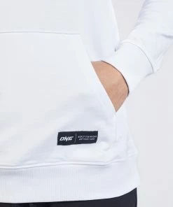 ONE Championship Men ONE White Logo Pullover Hoodie
