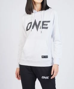 ONE Championship Men ONE White Logo Pullover Hoodie