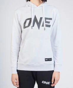 ONE Championship Men ONE White Logo Pullover Hoodie