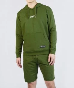ONE Championship ONE Signature Logo Pullover Hoodie (Khaki Green)