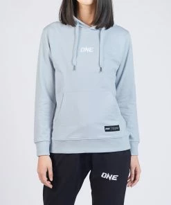 ONE Championship ONE Signature Logo Pullover Hoodie (Steel Blue) Men