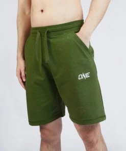 ONE Championship ONE Logo Jogger Shorts (Khaki Green) Men