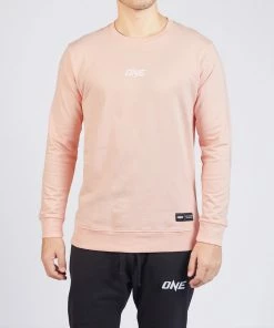 ONE Championship ONE Signature Logo Sweatshirt (Peach Pink)