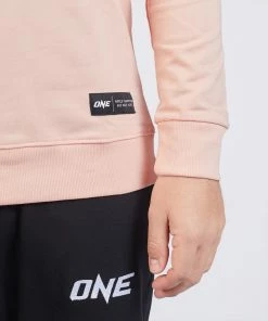 ONE Championship ONE Signature Logo Sweatshirt (Peach Pink)