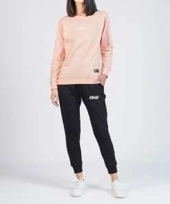 ONE Championship ONE Signature Logo Sweatshirt (Peach Pink)