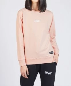 ONE Championship ONE Signature Logo Sweatshirt (Peach Pink)