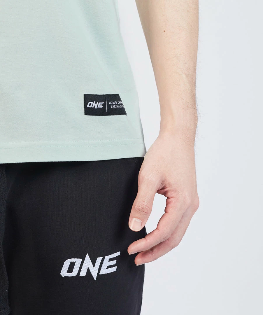 ONE Championship ONE Signature Logo Tee (Sage Green) 5 ONE Championship ONE Signature Logo Tee (Sage Green)