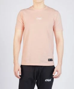 ONE Championship Men ONE Signature Logo Tee (Peach Pink)