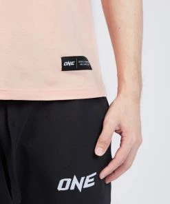 ONE Championship Men ONE Signature Logo Tee (Peach Pink)