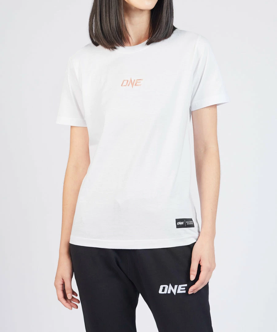 ONE Championship ONE Signature Logo Tee (White) 7 ONE Championship ONE Signature Logo Tee (White)