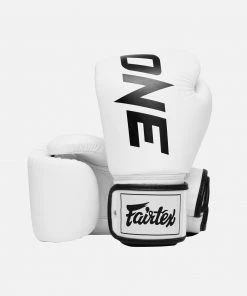 ONE X Fairtex Boxing Gloves (White) Men