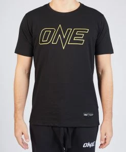 ONE Championship ONE Gold Metallic Logo Tee Men 12 ONE Championship ONE Gold Metallic Logo Tee Men