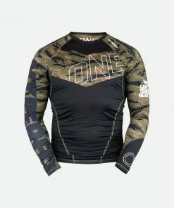 ONE X Hyperfly ProComp Supreme Rash Guard L/S (Tiger Camo) Men