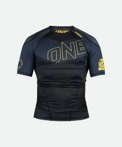 ONE X Hyperfly ProComp Supreme Rash Guard S/S (Black/Grey)