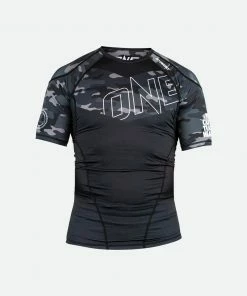 ONE X Hyperfly ProComp Supreme Rash Guard S/S (Dark Camo) Men