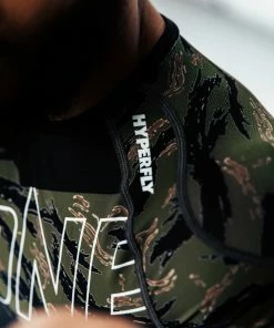 Men ONE X Hyperfly ProComp Supreme Rash Guard S/S (Tiger Camo)