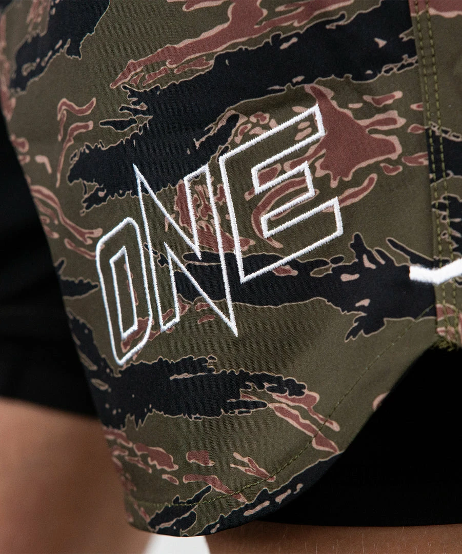 ONE X Hyperfly Icon Combat Shorts (Tiger Camo) Men 4 ONE X Hyperfly Icon Combat Shorts (Tiger Camo) Men