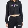 ONE Championship Women Empowered Crop Hoodie (Black) 2 ONE Championship Women Empowered Crop Hoodie (Black)