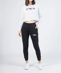 ONE Championship Empowered Crop Hoodie (White) Women 9 ONE Championship Empowered Crop Hoodie (White) Women