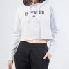 ONE Championship Empowered Crop Hoodie (White) Women