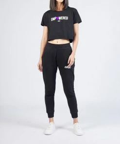 ONE Championship Women Empowered Crop Tee (Black)