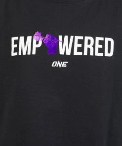 ONE Championship Women Empowered Crop Tee (Black)