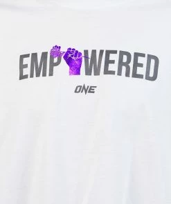 ONE Championship Empowered Crop Tee (White) Women 8 ONE Championship Empowered Crop Tee (White) Women