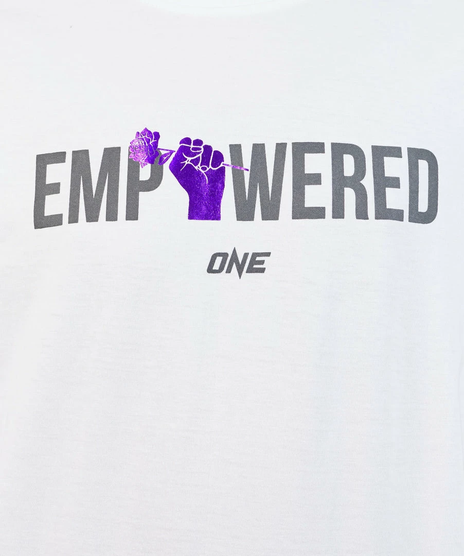 ONE Championship Empowered Tee (White) Women 5 ONE Championship Empowered Tee (White) Women