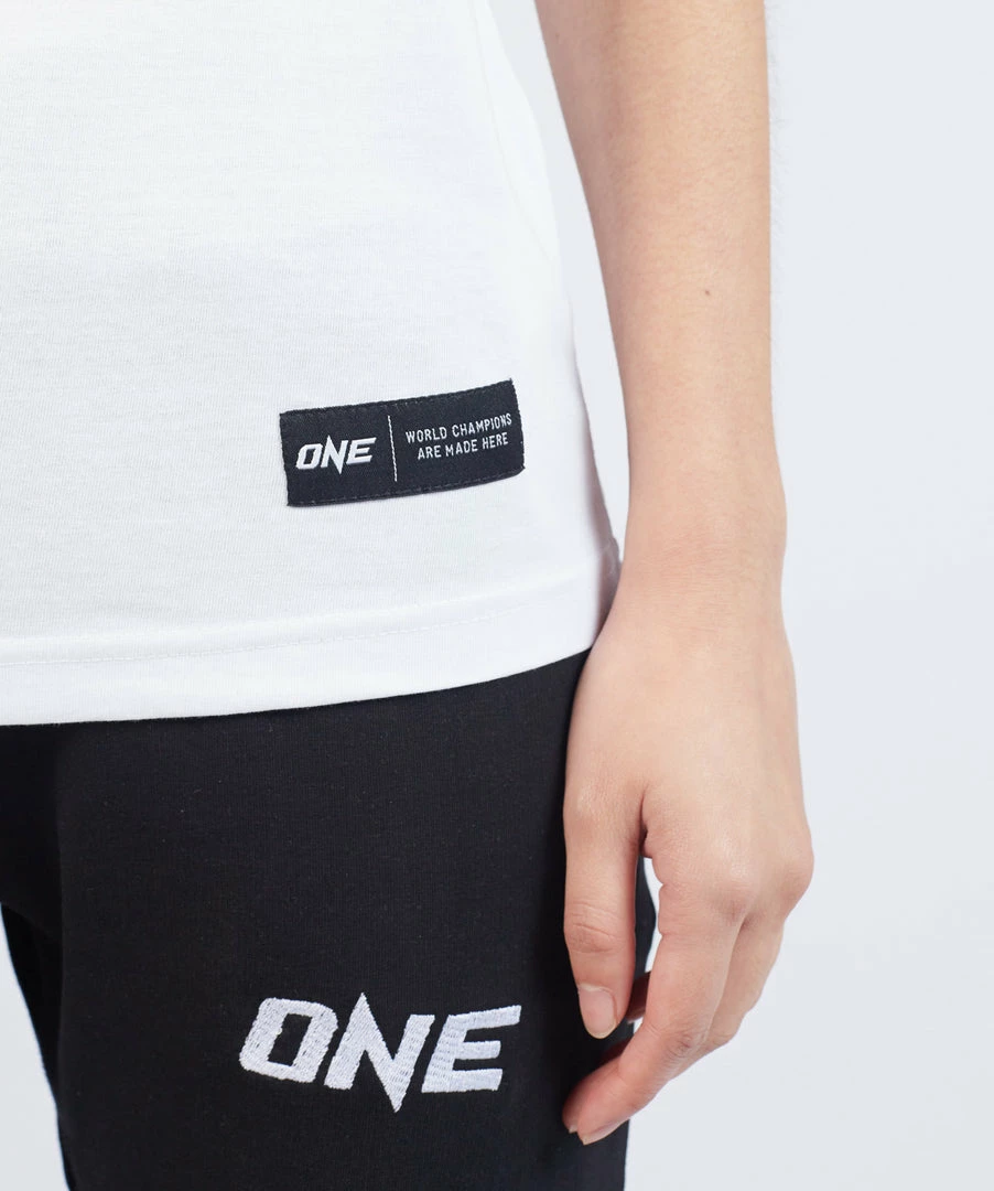 ONE Championship Empowered Tee (White) Women 6 ONE Championship Empowered Tee (White) Women