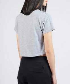 ONE Championship ONE Heather Gray Logo Crop Tee