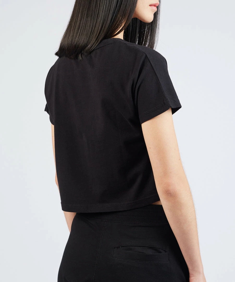 ONE Championship Women ONE Black Logo Crop Tee 4 ONE Championship Women ONE Black Logo Crop Tee