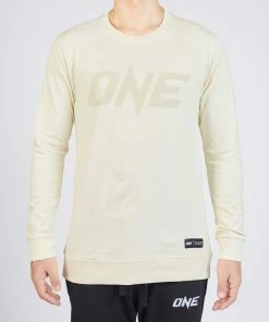 ONE Championship Men ONE Cream Logo Sweatshirt 13 ONE Championship Men ONE Cream Logo Sweatshirt