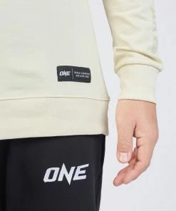 ONE Championship Men ONE Cream Logo Sweatshirt 14 ONE Championship Men ONE Cream Logo Sweatshirt