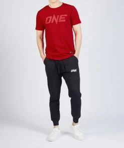 ONE Championship Men ONE Red Monotone Logo Tee 11 ONE Championship Men ONE Red Monotone Logo Tee