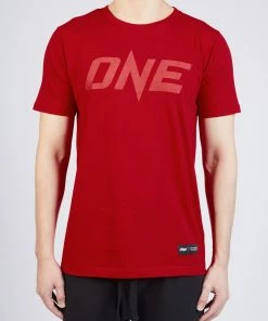 ONE Championship Men ONE Red Monotone Logo Tee 9 ONE Championship Men ONE Red Monotone Logo Tee