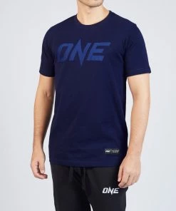 ONE Championship ONE Navy Monotone Logo Tee Men