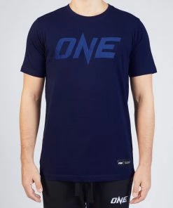 ONE Championship ONE Navy Monotone Logo Tee Men