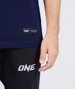 ONE Championship ONE Navy Monotone Logo Tee Men
